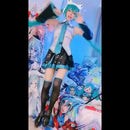 Miku Cosplay Hatsune Vestido De Fantasia Conjunto Completo De Halloween Adulto Feminino Para Mulheres