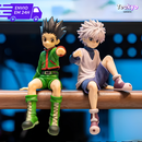 Action Figure do Gon e Killua 13cm Hunter X Hunter PVC Colecionável HxH