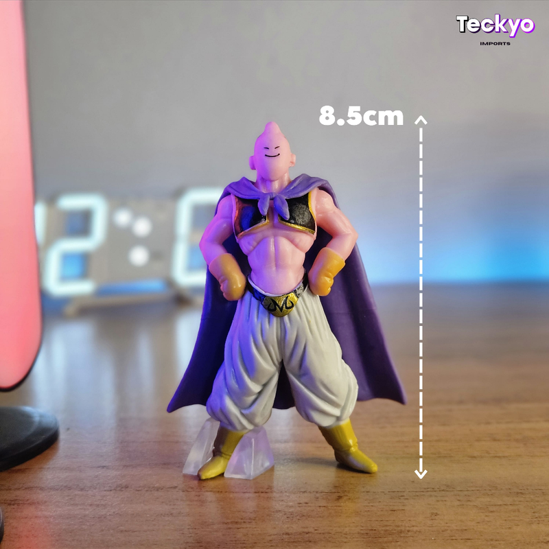 Boneco Majin Boo Bu Dragon Ball Miniatura Todas as Transformações do Buu Anime