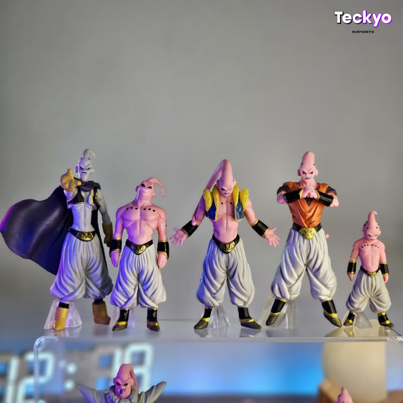 Boneco Majin Boo Bu Dragon Ball Miniatura Todas as Transformações do Buu Anime