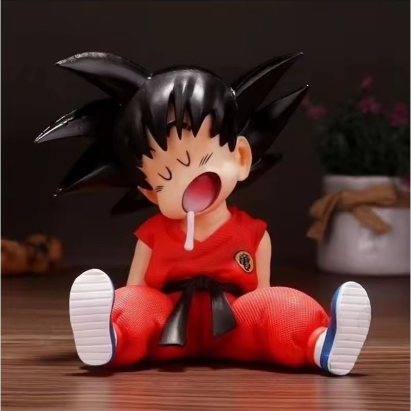 Anime Dragon Ball Action Figures Bonecos Colecionáveis Goku na nuvem com 9 e 12 cm - Goku dormindo 10cm - Shenlong 10cm