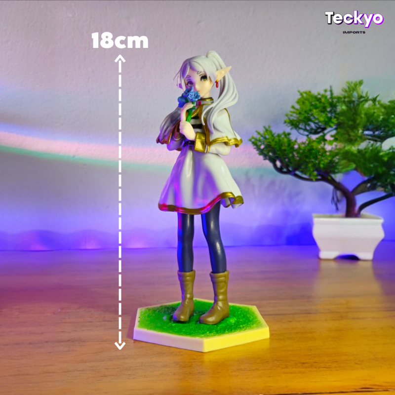 Boneca da Frieren Action Figure Anime Sousou no Frieren Colecionavel Brinquedo de PVC Ideal Presente