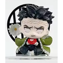 conjunto q versão demon slayer sentado fantasma boneca tanjiro inosuke zenizu figura de ação modelo brinquedos boneca