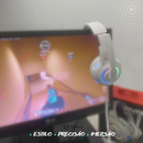 Fone De Ouvido Headset Gamer Profissional Branco Led RGB PC USB P2/P3 Celular Vídeogame Xbox PS4 PS5