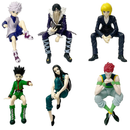 Anime Hunter x Gon Freecss Killua Zoldyck Kurapika Figuras De Ação Hisoka Irumi Bonecas Chrollo