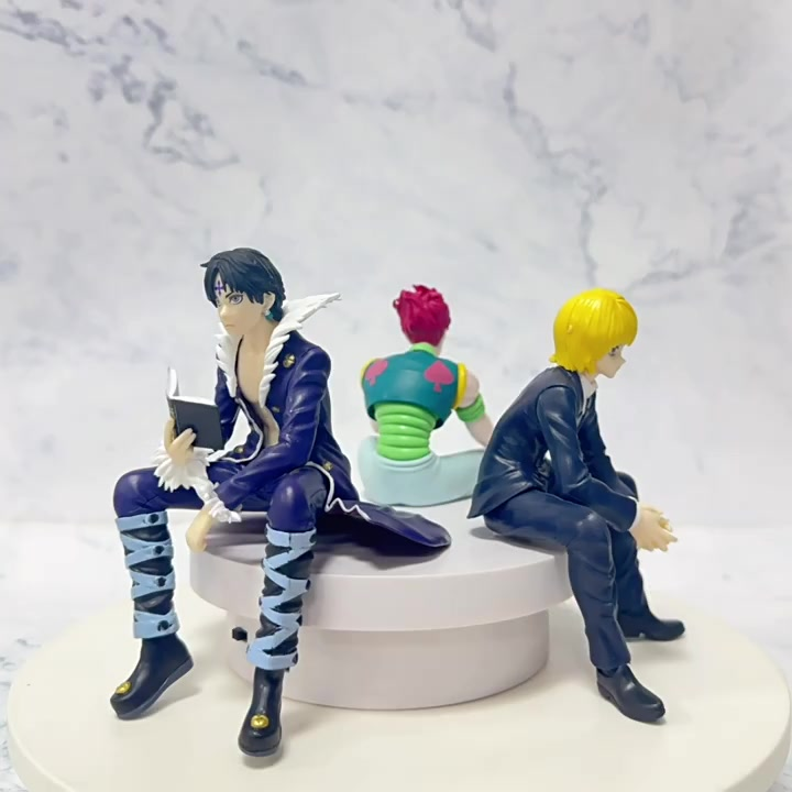 Anime Hunter x Gon Freecss Killua Zoldyck Kurapika Figuras De Ação Hisoka Irumi Bonecas Chrollo