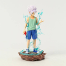 Figural anime 22cm hunter×hunter killua zoldyck figura agradável modelo de brinquedo presente natal