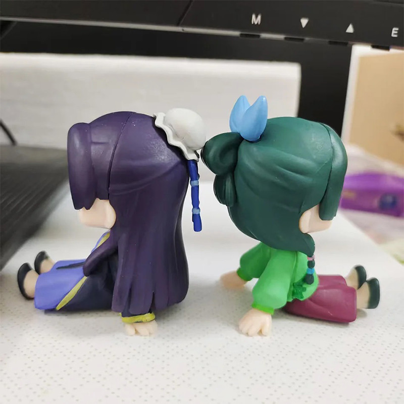 6cm Anime Apoticário Diários Figura Maomao Jinshi De Ação Modelo Coleção Figuras mini Bonito Mao Estatueta Boneca Brinqu