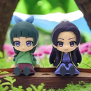 6cm Anime Apoticário Diários Figura Maomao Jinshi De Ação Modelo Coleção Figuras mini Bonito Mao Estatueta Boneca Brinqu