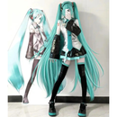 Hatsune Miku Cosplay Traje Para Mulheres Adulto Couro Pano Colete Camisa Saia Conjunto Vocaloid Anime Japonês Roupa De H
